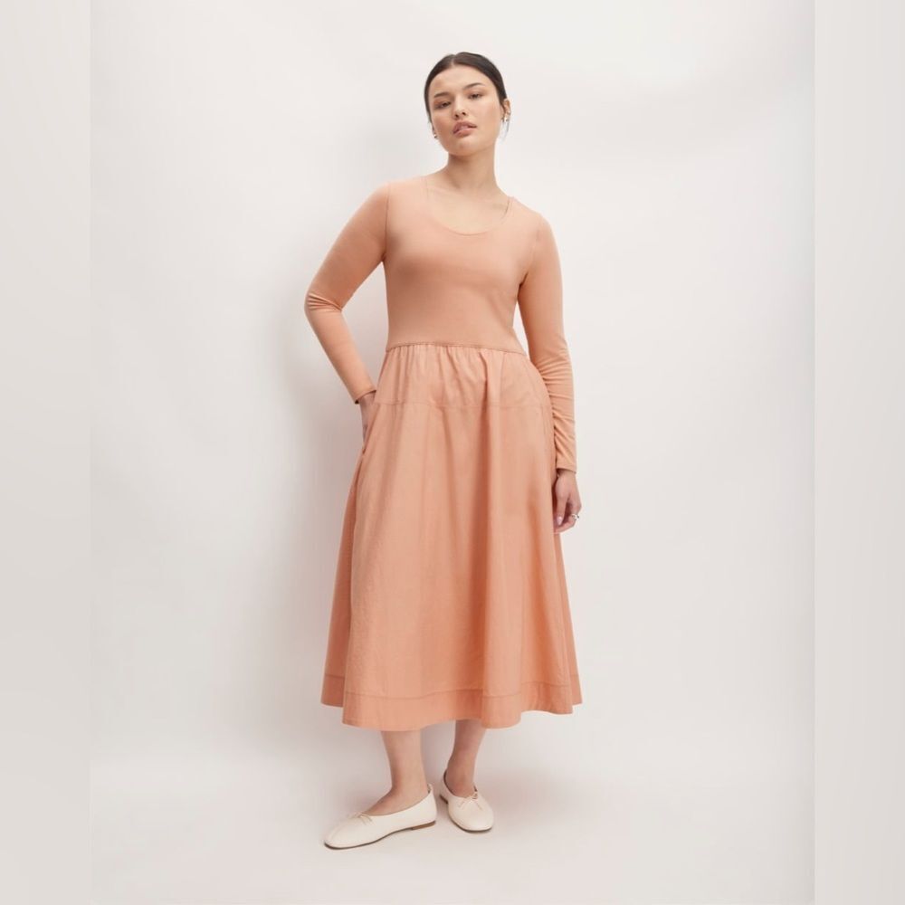 Everlane THE LONG-SLEEVE RIVIERA DRESS